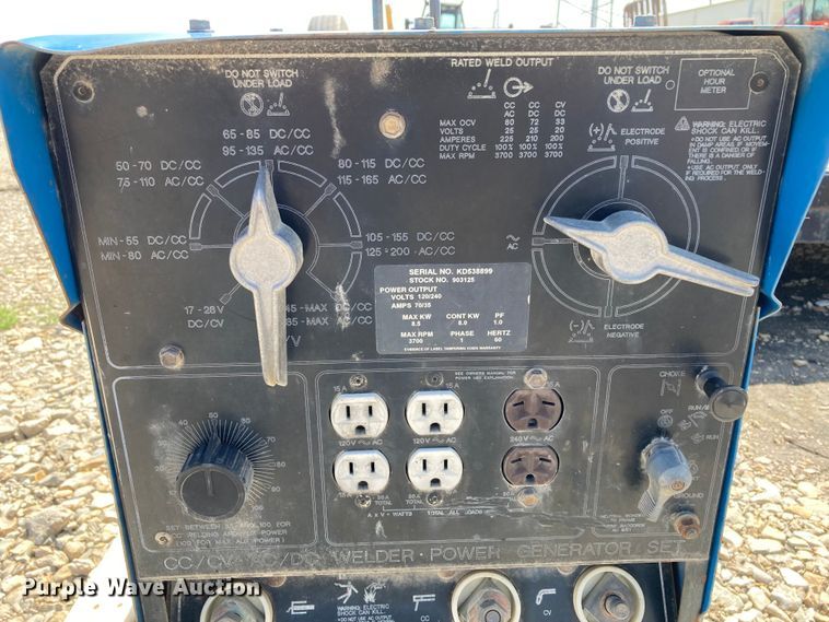 image for item HN9870 Miller Bobcat 225G  welder/generator