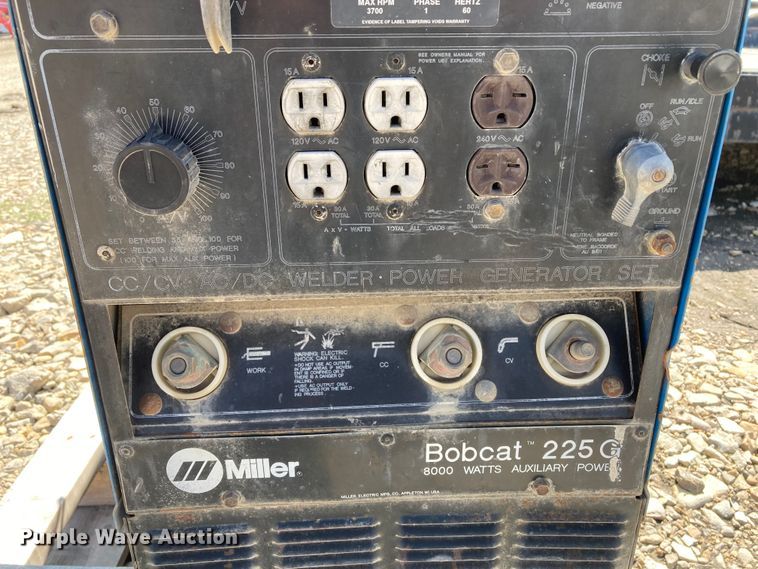 image for item HN9870 Miller Bobcat 225G  welder/generator