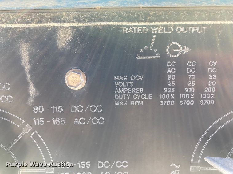 image for item HN9870 Miller Bobcat 225G  welder/generator