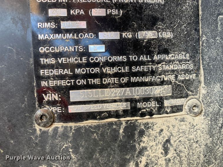 image for item HN9878 Fairplay  golf cart