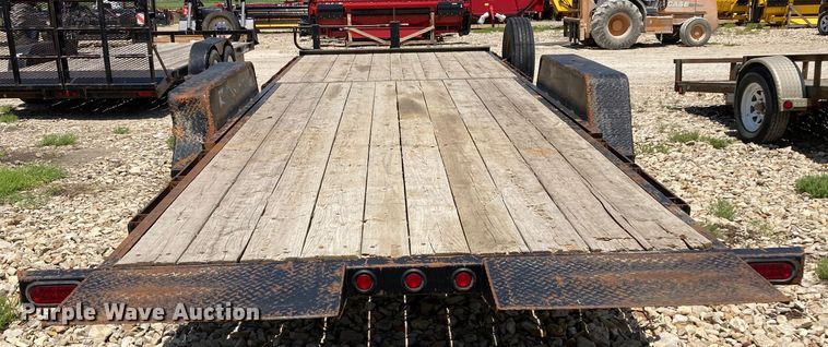 image for item HN9879 2016 Quality Trailer  tilt deck utility trailer
