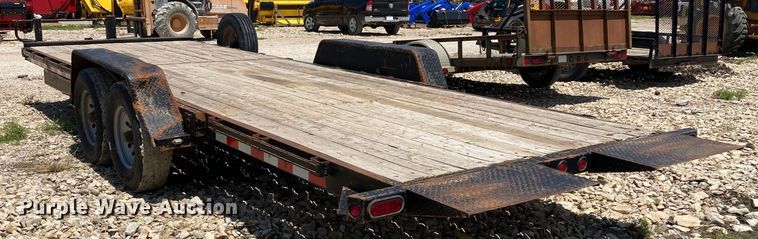 image for item HN9879 2016 Quality Trailer  tilt deck utility trailer