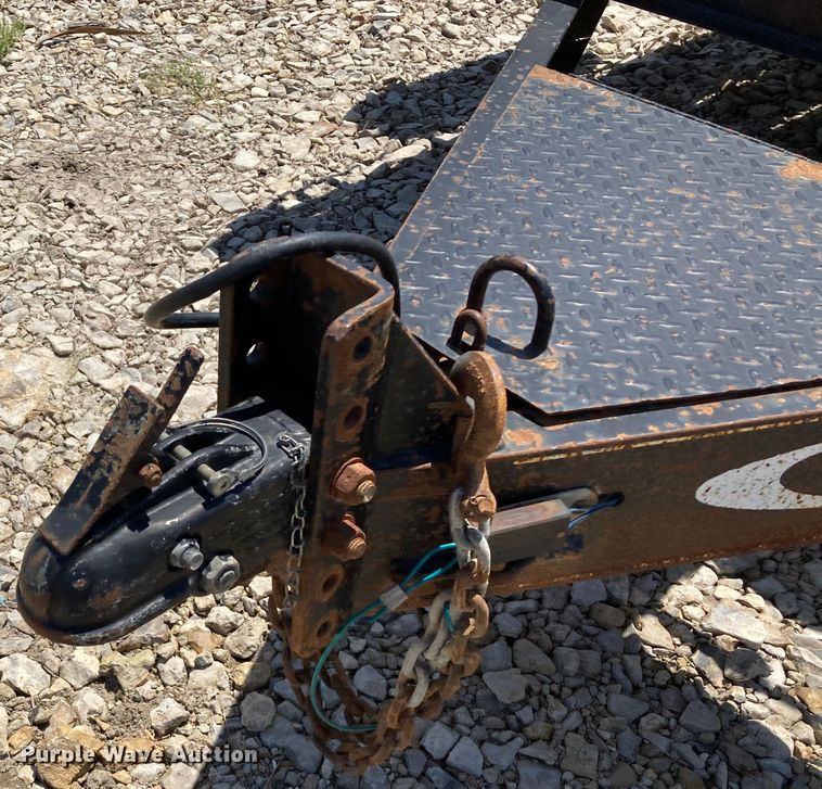 image for item HN9879 2016 Quality Trailer  tilt deck utility trailer