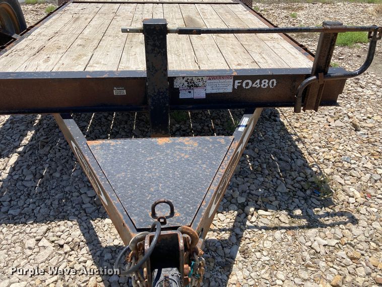 image for item HN9879 2016 Quality Trailer  tilt deck utility trailer