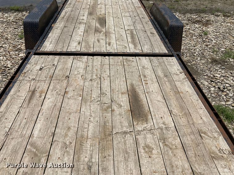 image for item HN9879 2016 Quality Trailer  tilt deck utility trailer