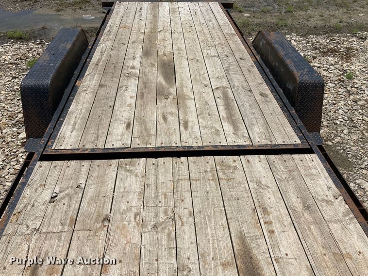 image for item HN9879 2016 Quality Trailer  tilt deck utility trailer