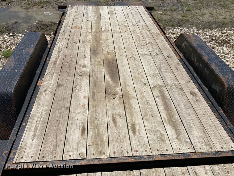 image for item HN9879 2016 Quality Trailer  tilt deck utility trailer