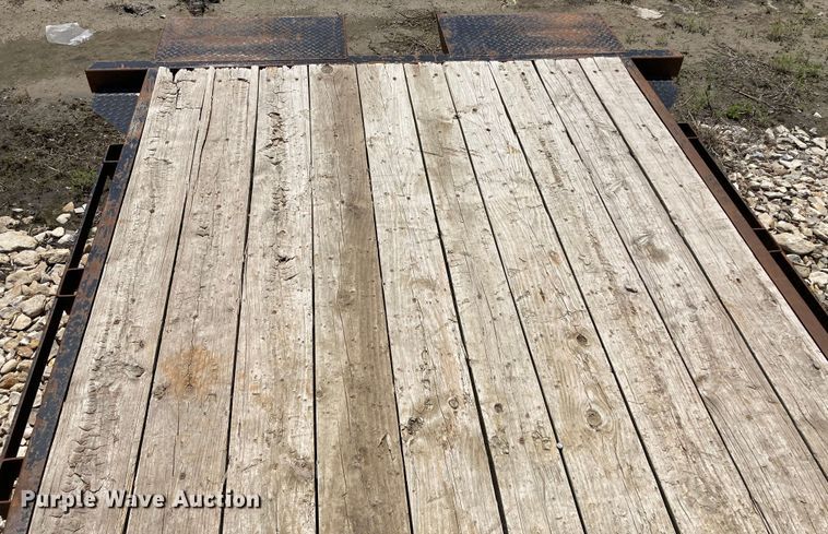 image for item HN9879 2016 Quality Trailer  tilt deck utility trailer