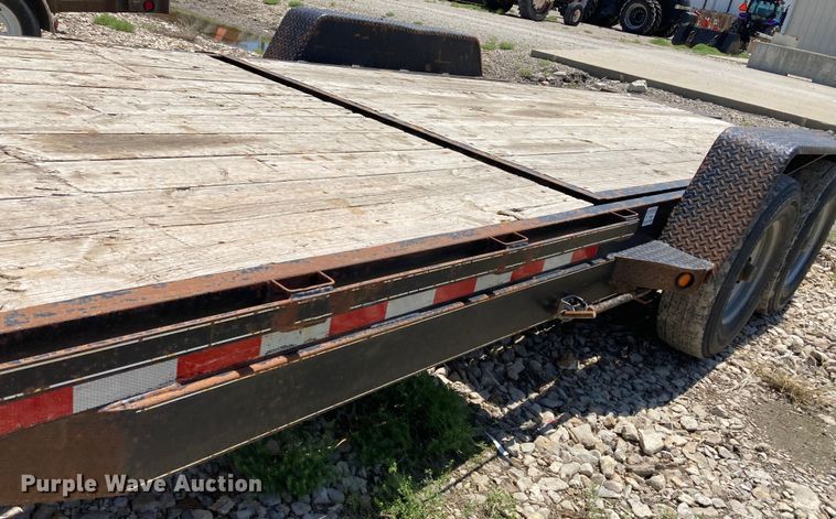 image for item HN9879 2016 Quality Trailer  tilt deck utility trailer