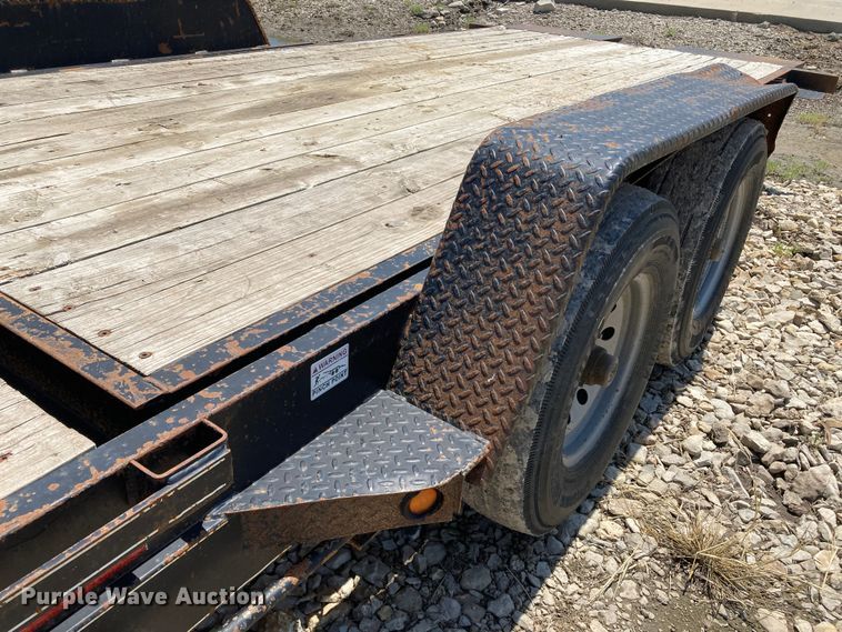 image for item HN9879 2016 Quality Trailer  tilt deck utility trailer