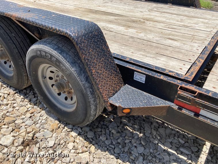 image for item HN9879 2016 Quality Trailer  tilt deck utility trailer