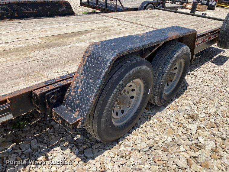 image for item HN9879 2016 Quality Trailer  tilt deck utility trailer