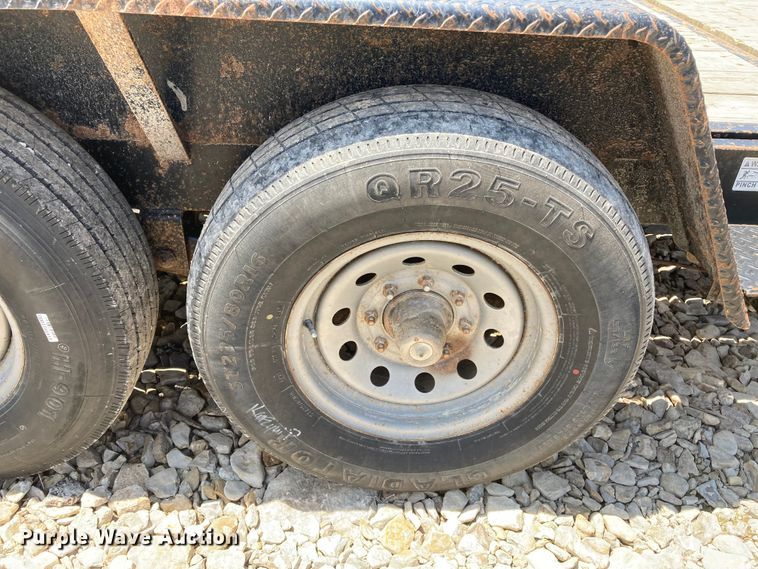 image for item HN9879 2016 Quality Trailer  tilt deck utility trailer