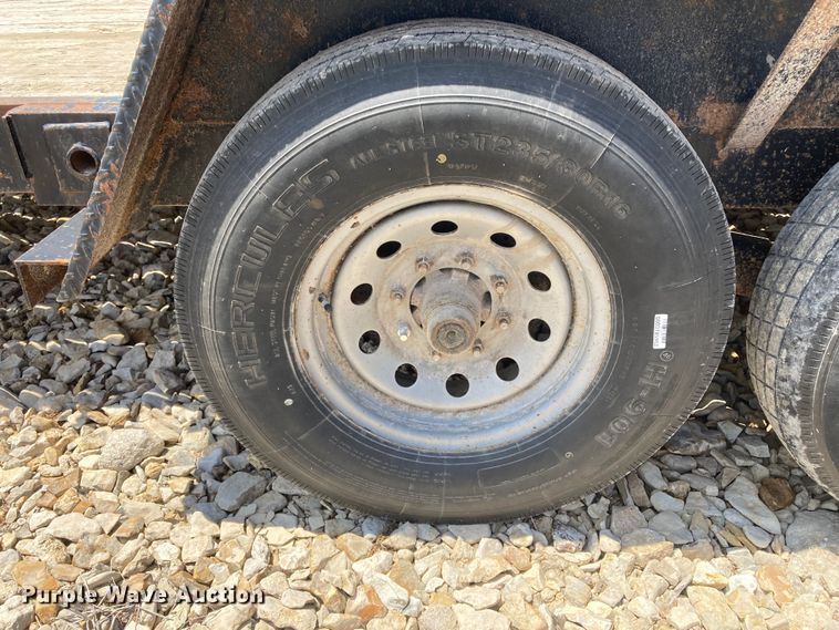 image for item HN9879 2016 Quality Trailer  tilt deck utility trailer