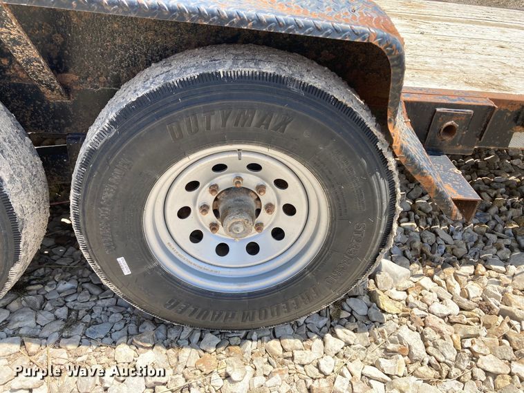 image for item HN9879 2016 Quality Trailer  tilt deck utility trailer