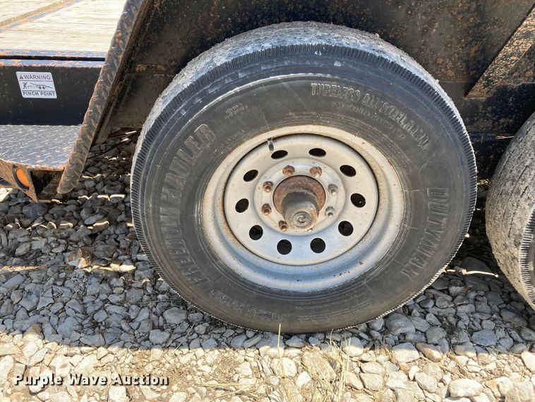 image for item HN9879 2016 Quality Trailer  tilt deck utility trailer