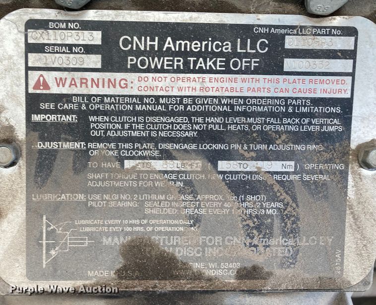 image for item HN9906 New Holland SE85  irrigation power unit