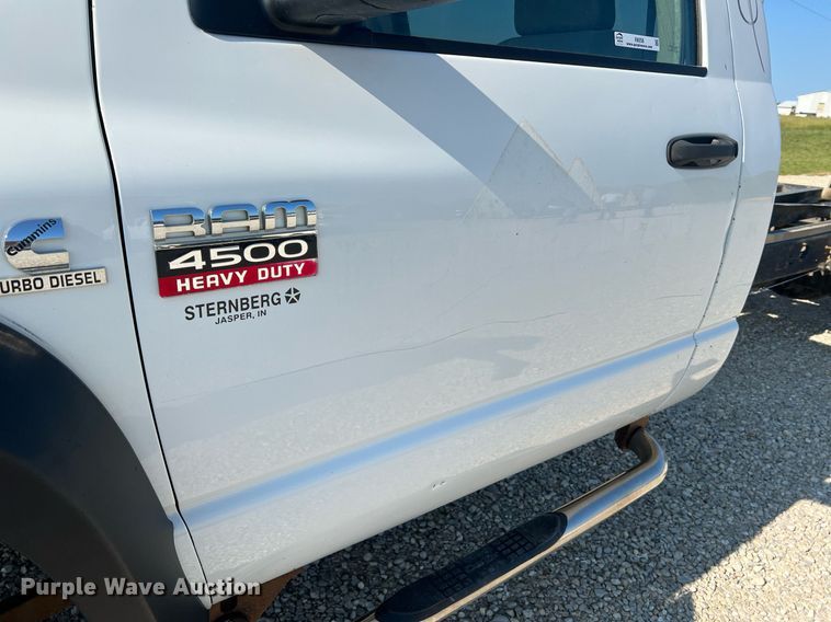 image for item II9058 2009 Dodge Ram 4500HD  truck cab and chassis