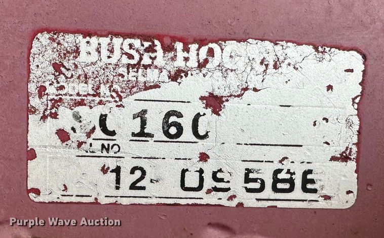 image for item JC9975 Bush Hog SQ160  rotary mower