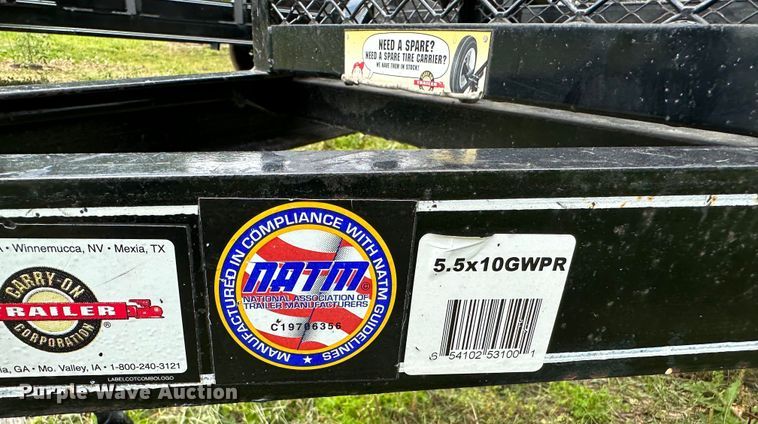 image for item JC9978 2019 Carry-On  utility trailer