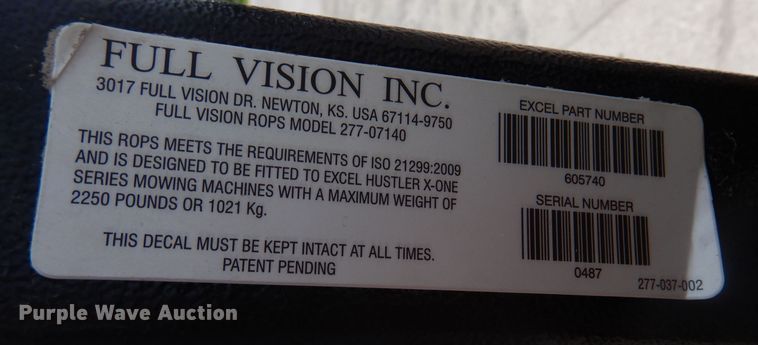 image for item JO9152 2015 Hustler X-One  ZTR lawn mower