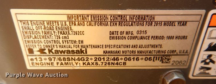 image for item JO9152 2015 Hustler X-One  ZTR lawn mower