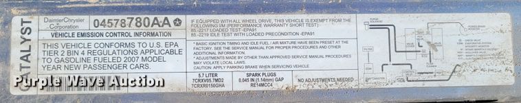 image for item JY9980 2007 Dodge Charger