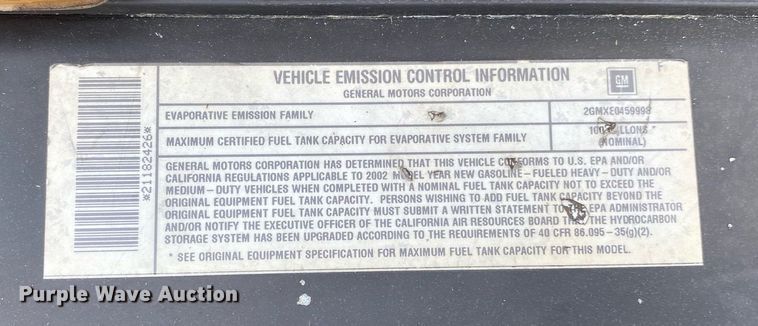 image for item KB9434 2002 Chevrolet Express  school bus