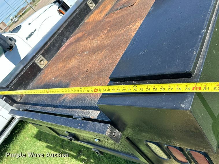 image for item KL9052 2013 Chevrolet Silverado 3500HD  Crew Cab flatbed pickup truck