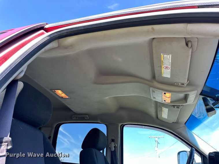 image for item KL9052 2013 Chevrolet Silverado 3500HD  Crew Cab flatbed pickup truck