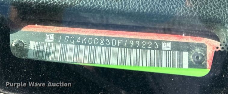 image for item KL9052 2013 Chevrolet Silverado 3500HD  Crew Cab flatbed pickup truck