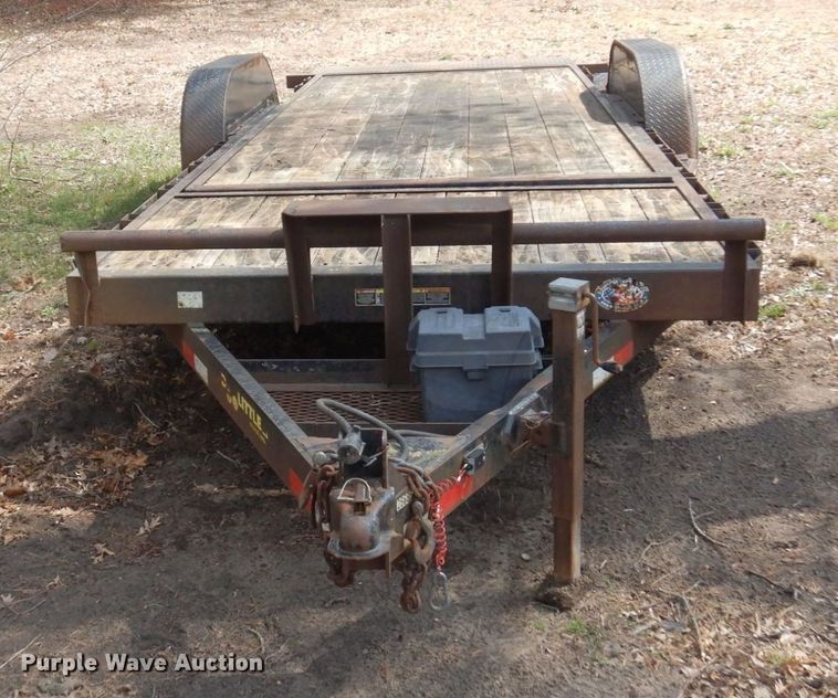 image for item KU9993 2011 Doolittle  tilt deck equipment trailer