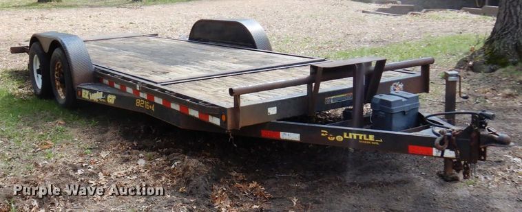 image for item KU9993 2011 Doolittle  tilt deck equipment trailer
