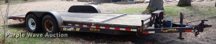 image for item KU9993 2011 Doolittle  tilt deck equipment trailer