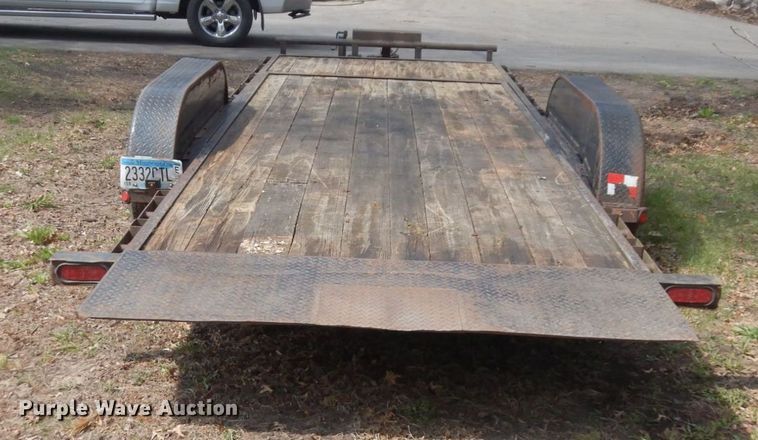 image for item KU9993 2011 Doolittle  tilt deck equipment trailer