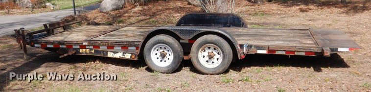 image for item KU9993 2011 Doolittle  tilt deck equipment trailer