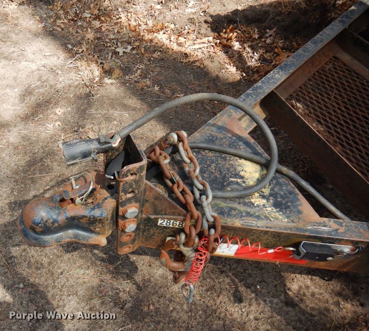 image for item KU9993 2011 Doolittle  tilt deck equipment trailer