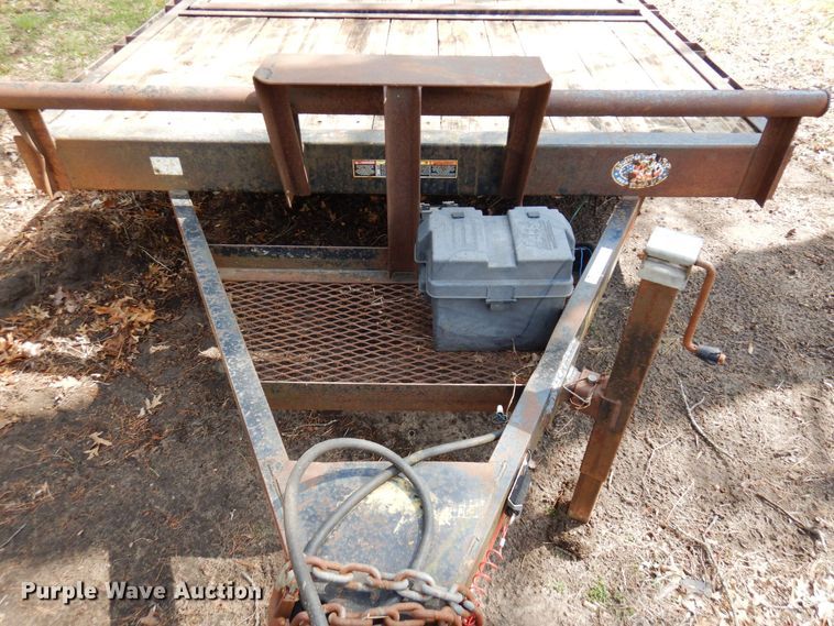 image for item KU9993 2011 Doolittle  tilt deck equipment trailer