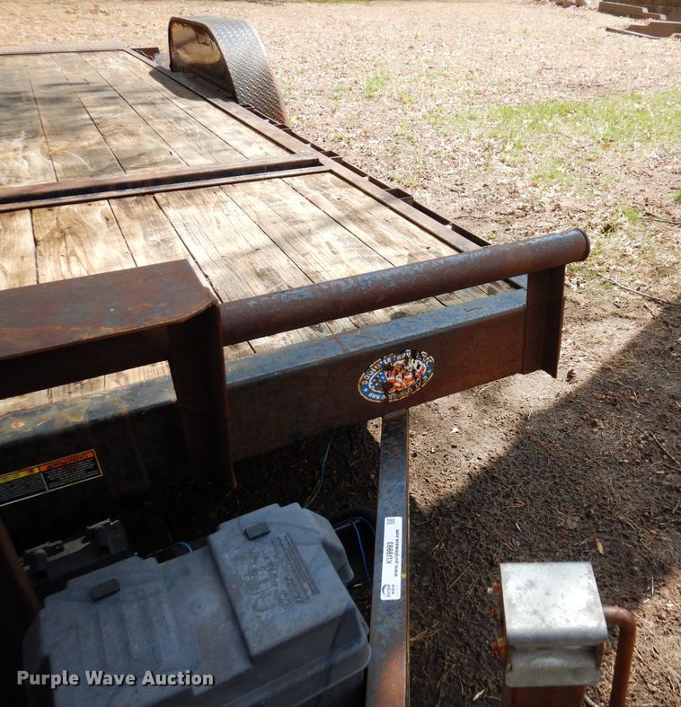 image for item KU9993 2011 Doolittle  tilt deck equipment trailer