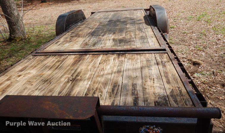 image for item KU9993 2011 Doolittle  tilt deck equipment trailer