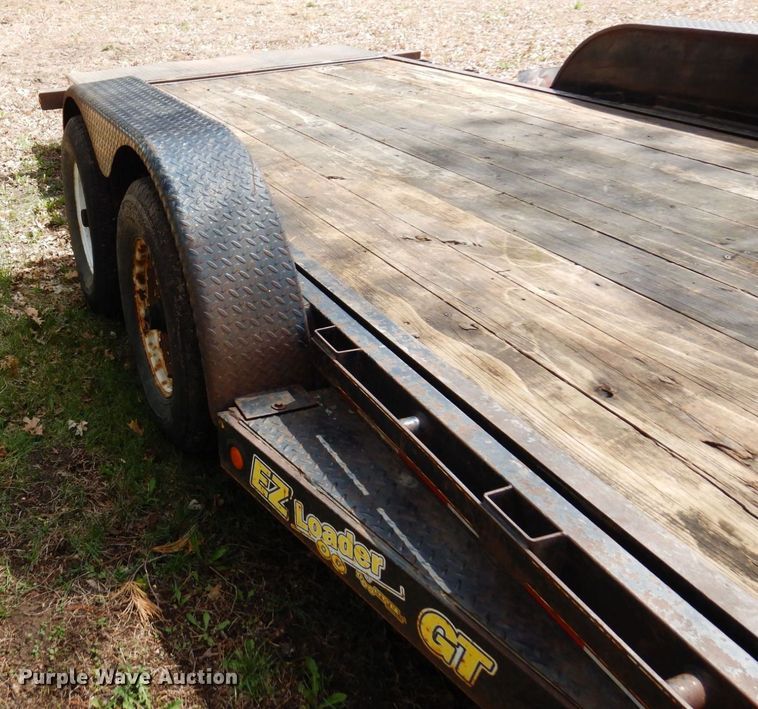 image for item KU9993 2011 Doolittle  tilt deck equipment trailer