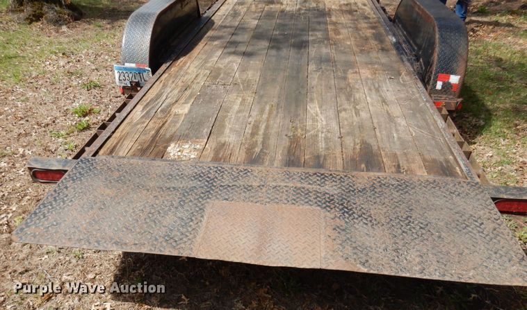 image for item KU9993 2011 Doolittle  tilt deck equipment trailer