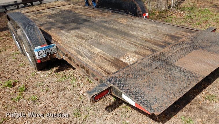 image for item KU9993 2011 Doolittle  tilt deck equipment trailer
