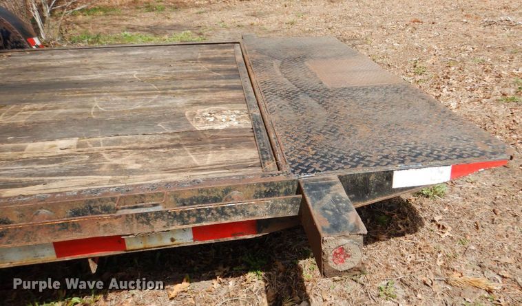 image for item KU9993 2011 Doolittle  tilt deck equipment trailer