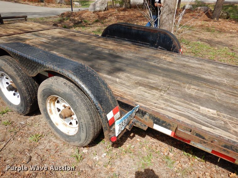 image for item KU9993 2011 Doolittle  tilt deck equipment trailer