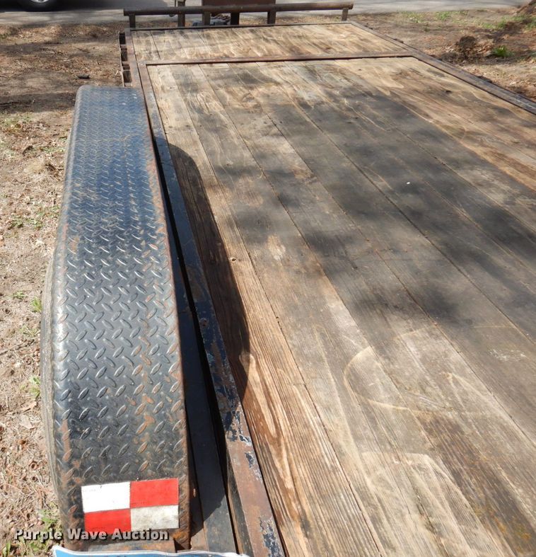 image for item KU9993 2011 Doolittle  tilt deck equipment trailer