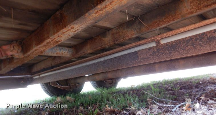 image for item KU9993 2011 Doolittle  tilt deck equipment trailer