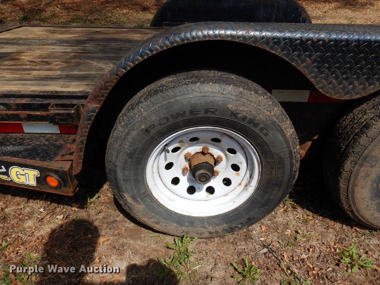 image for item KU9993 2011 Doolittle  tilt deck equipment trailer