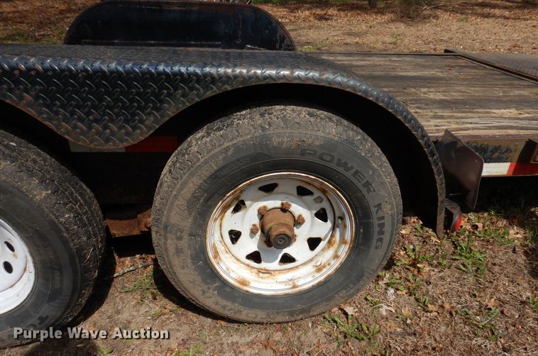 image for item KU9993 2011 Doolittle  tilt deck equipment trailer