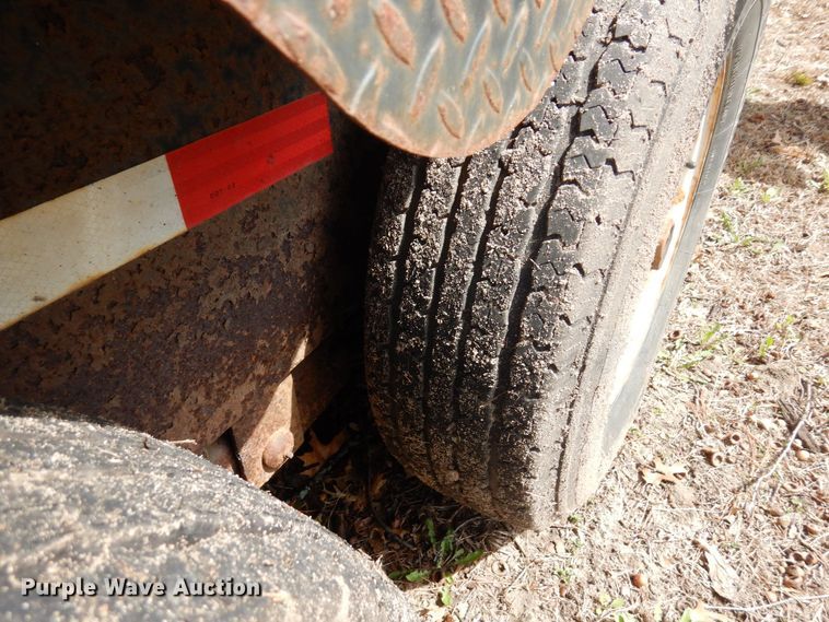 image for item KU9993 2011 Doolittle  tilt deck equipment trailer